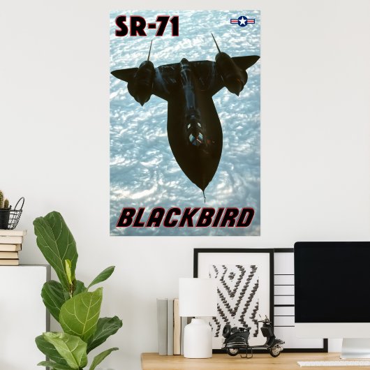SR-71 BLACKBIRD POSTER (Heimbüro)