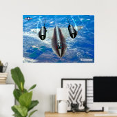 SR-71 BLACKBIRD POSTER (Heimbüro)