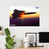 SR-71 BLACKBIRD POSTER (Heimbüro)