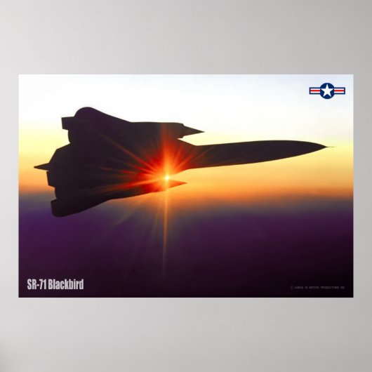 SR-71 BLACKBIRD POSTER (Vorne)
