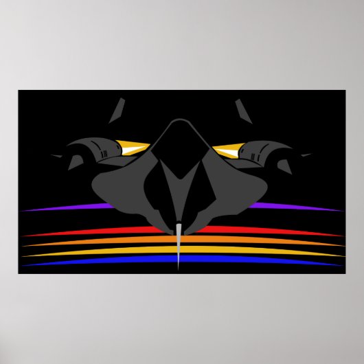 SR-71 Blackbird Poster (Vorne)