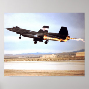 SR 71 Blackbird Poster