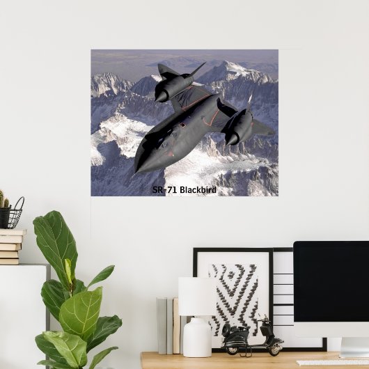 SR-71 Blackbird Poster (Heimbüro)