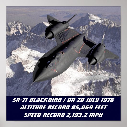 SR-71 Blackbird POSTER (Vorne)