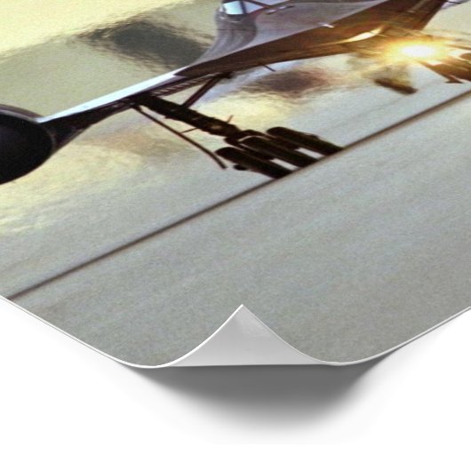 SR-71 Blackbird-Poster Poster (Ecke)