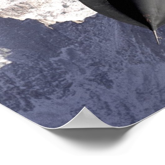 SR-71 Blackbird-Poster Poster (Ecke)