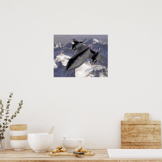 SR-71 Blackbird-Poster Poster (Küche)
