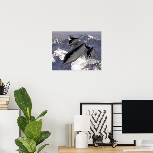 SR-71 Blackbird-Poster Poster (Heimbüro)