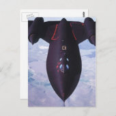 SR-71 Blackbird Postkarte (Vorne/Hinten)