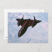 SR-71 Blackbird Postkarte (Vorne/Hinten)