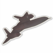 SR-71 Blackbird, Spy Flugzeug Aircraft Aufkleber (Vorderseite)