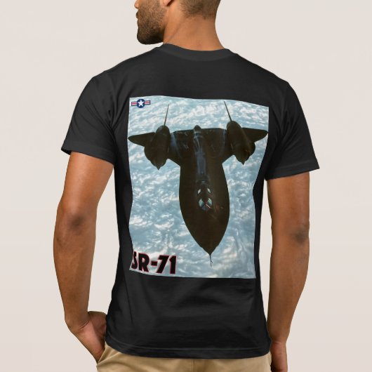 SR-71 BLACKBIRD T-Shirt (Rückseite)