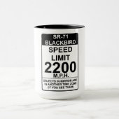 SR-71 Blackbird-Tasse Tasse (Zentrum)
