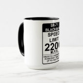 SR-71 Blackbird-Tasse Tasse (Vorderseite Links)