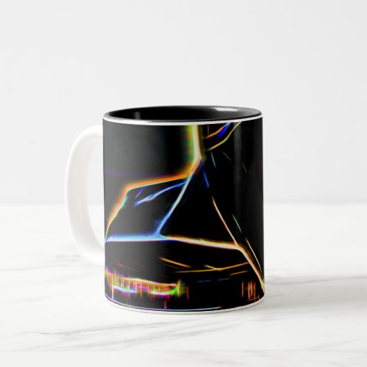 SR-71 Blackbird Zweifarbige Tasse (Vorderseite Links)