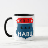 SR-71 Habu Mach 3 Gedenkinsignien Tasse (Links)