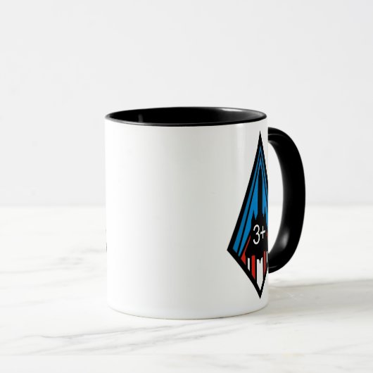 SR-71 Habu Mach 3 Gedenkinsignien Tasse (VorderseiteRechts)