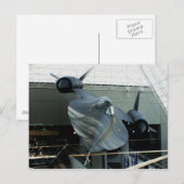 SR-71 Lockheed Postcard Postkarte (Vorne/Hinten)