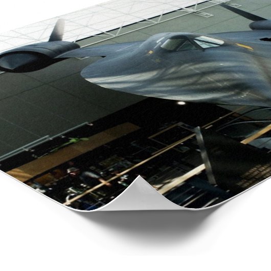 SR-71 Lockheed Poster (Ecke)