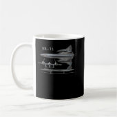 SR-71 Militärflugzeug Kaffeetasse (Links)