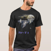 Sr-71 militärischer Spionage-Flugzeug-T - Shirt (Vorderseite)