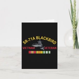 Sr-71a Blackbird Vietnam Veteran Sr 71 Blackbird A Karte