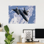 SR-71B BLACKBIRD POSTER (Heimbüro)