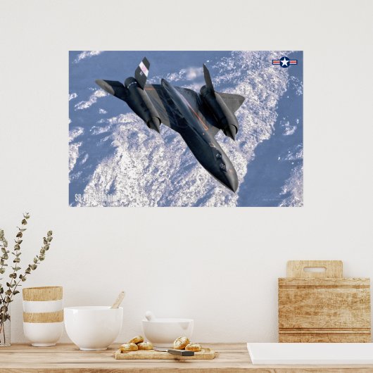 SR-71B BLACKBIRD POSTER (Küche)