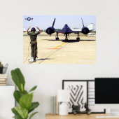 SR-71B BLACKBIRD POSTER (Heimbüro)