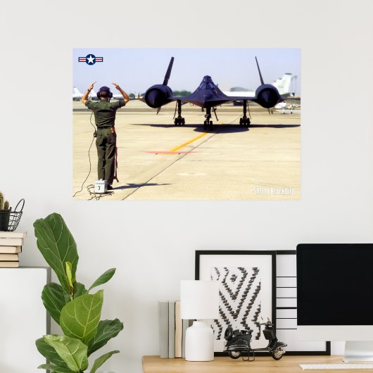 SR-71B BLACKBIRD POSTER (Heimbüro)