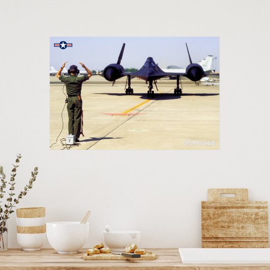 SR-71B BLACKBIRD POSTER (Küche)