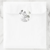 SR Designs - Kunstwerke Runder Aufkleber (Tasche)