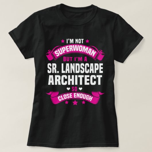 Sr. Landschaftsarchitektin T-Shirt (Design vorne)