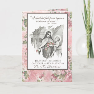 Sr. M. Romaine Geburtstag 108. Geburtstagskarte Karte