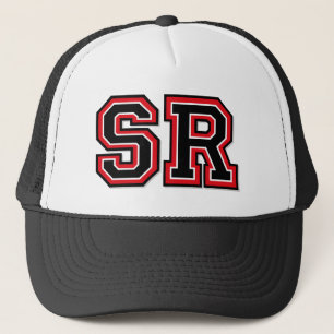 'SR' Monogram Truckerkappe