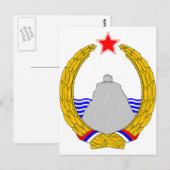 SR Montenegro - Wappen Postkarte (Vorne/Hinten)