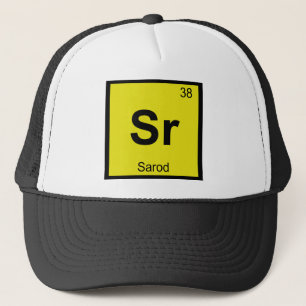 Sr - Sarod Musik Chemie Periodensystem Symbol Truckerkappe