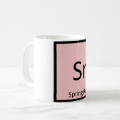 Sr.: Spring Roll Appetizer Chemistry Symbol Kaffeetasse (Vorderseite Links)