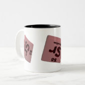 Sr-Strontium Zweifarbige Tasse (Vorderseite Links)