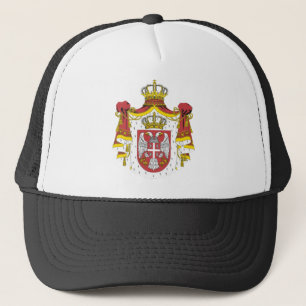 Srbija Grb - Veliki/serbisches Wappen - groß Truckerkappe
