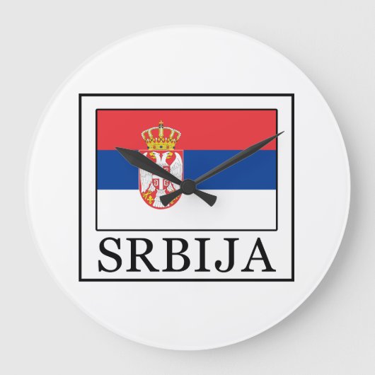 Srbija Große Wanduhr (Vorderseite)