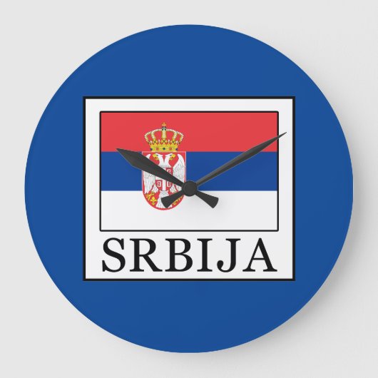 Srbija Große Wanduhr (Vorderseite)