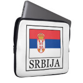 Srbija Laptopschutzhülle (Vorne Rechts)