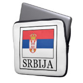 Srbija Laptopschutzhülle (Vorderseite Links)