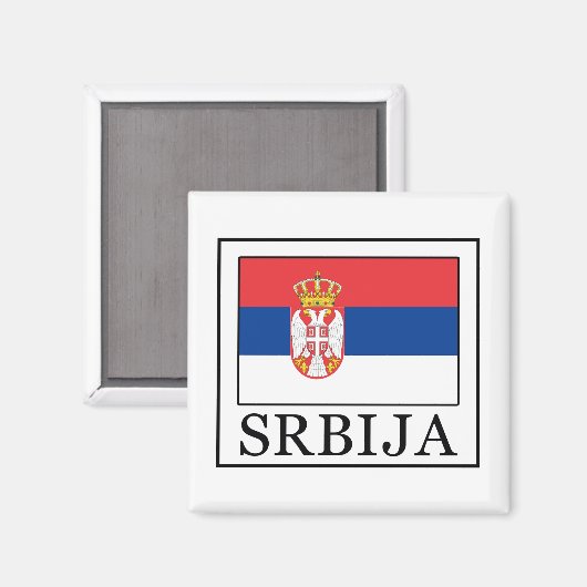 Srbija Magnet (Vorderseite/Rückseite)