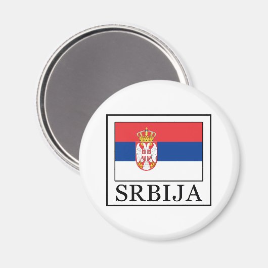 Srbija Magnet (Vorderseite/Rückseite)