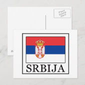 Srbija Postkarte (Vorne/Hinten)