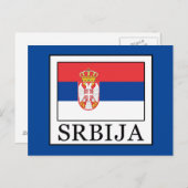 Srbija Postkarte (Vorne/Hinten)