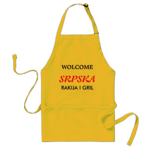Srbija rakija I gril Schürze