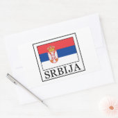 Srbija Rechteckiger Aufkleber (Umschlag)